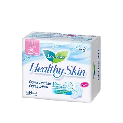 Laurier Sanitary Napkin Healthy Skin-25 cm-14 pad